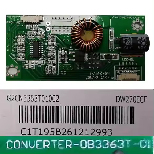 Placa Led Driver CONVERTER-OB3363T-01, ViewSonic VS17405 - 1