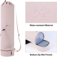 Bolsa De Transporte Para Manta De Yoga Grande Con Bolsillo Impermeable Para Agua Y Estuche Largo Con Correa Ajustable Y Cordón De Cierre - details 4