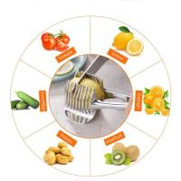 Cortador De Frutas Y Verduras De Acero Inoxidable Mano Herramienta De Cocina Portátil Para Naranja Limón Tomate Cebolla Cortador De Alimentos Eco-amigable - details 5