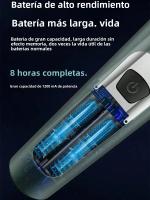 Afeitadora Eléctrica 9D Para Hombres Recargable Impermeable Trimmer De Rotación Para Uso Seco Y Húmedo Batería Incluida Triple Hoja - details 9
