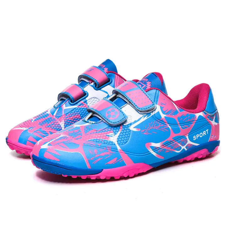 Tacos de fútbol para interior y exterior, zapatos de fútbol para niñas, AG/FG - 1