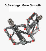 Pedales De Bicicleta PROMEND MTB Ultra-ligeros Con 3 Rodamientos Fibra De Carbono Colorido Eje Tubo Accesorios De Bicicleta Para Carretera Y Montaña - details 9