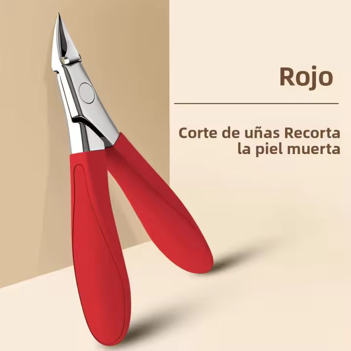 Cortauñas Especializado Con Ranura Para Uñas Y Herramienta De Reparación De Pies Cortauñas Y Tijeras De Afeitar De Acero Inoxidable - 1