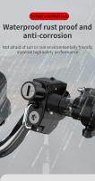 Cerradura De Anillo De Fijación Para Casco De Motocicleta Universal 22-28mm Anti-Robo Para Bicicletas Moto Scooters Casco Fixing Ring Black - details 7