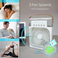 Ventilador De Escritorio Portátil Humidificador Y Aire Acondicionado USB Para Oficina Y Dormitorio Con 3 Velocidades De Ventilación Y Función De Spraying - details 3