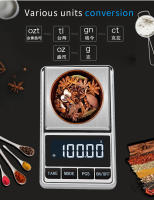 Báscula De Joyería Electrónica De Precisión Mini Para Cocina Con Peso De 0.01/0.1g Pantalla LED De Acero Inoxidable - details 1