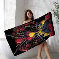 Toalla De Baño Grande Y Absorbente De Microfibra D-Deadpool Y W-Wolverine 2023 Para Playa Y Piscina Secado Rápido Tamaño 76x182 Cm - details 10