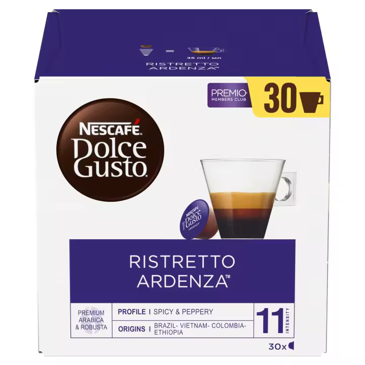 Nescafé Dolce Gusto - Ristretto Ardenza - Caja de 30 cápsulas - 1