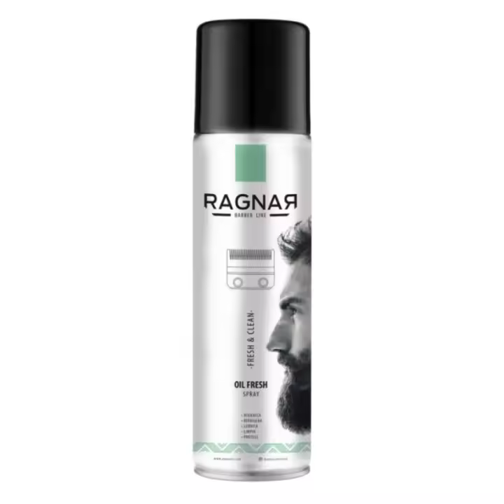SPRAY PARA CUCHILLAS DE CORTE ACEITE FRESCO RAGNAR BARBER LINE - 1