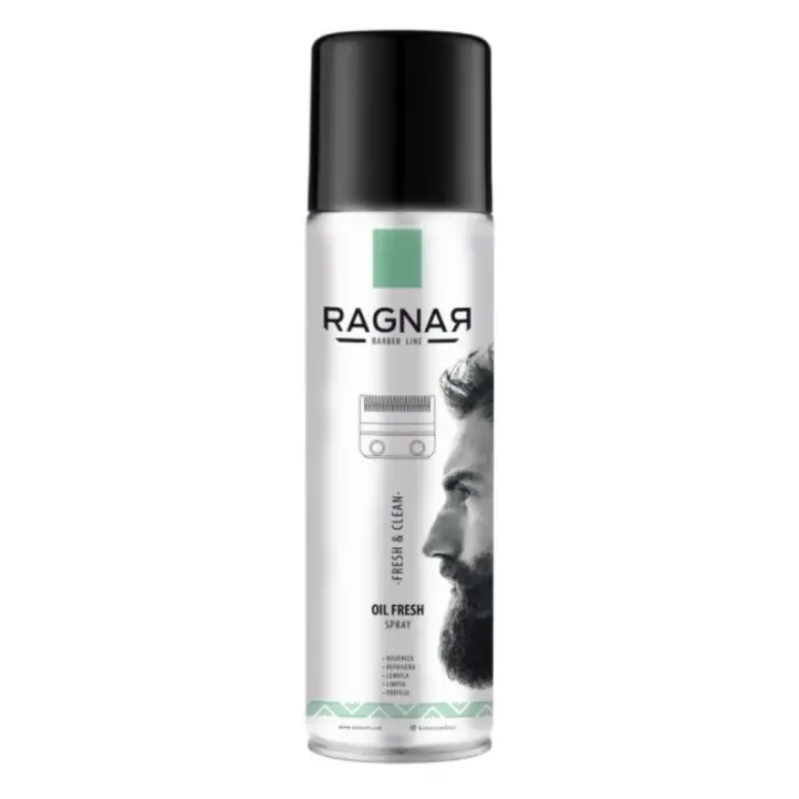 SPRAY PARA CUCHILLAS DE CORTE ACEITE FRESCO RAGNAR BARBER LINE - 1