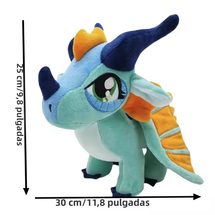 Juguete De Peluche Dragón De Viaje a Las Nubes Compaño Suave De Animal De Peluche Para Niños Y Niñas Decoración De Habitación Regalo Especial - 1