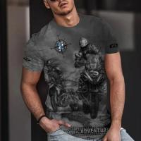 Camiseta Casual 3D Para Hombres Motociclista Diseño Sencillo Aventura Motorrad Enduro Estilo GS 1200R Polyester Transpirable Ligera Secado Rápido Sin Arrugas - details 2
