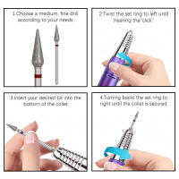 1Pc Herramientas De Manicura Y Pedicura Para Uñas Broca De Uñas Máquina De Corte De Cutícula Herramientas De Grindstone Accesorios De Arte De Uñas - details 1
