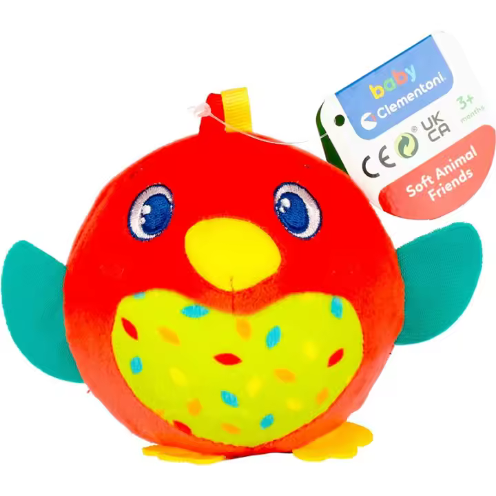 Peluche surtido de amigo animalito con cuerpo suave de Baby Clementoni - 1