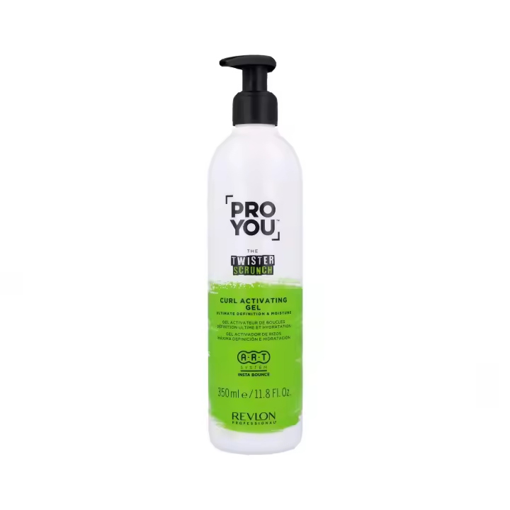 Revlon pro you the twister scrunch curl active gel 350 ml, ¡perparate para rizar el rizo! - 1