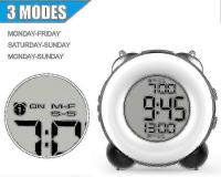 Un Reloj de Alarma Ruidoso para durmientes profundos, Reloj de Alarma opcional con configuración de Alarma dual Y FUNCIÓN DE Repetición 20240603 - details 1
