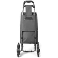 Carro de la Compra Plegable con 6 Ruedas para Subir Escaleras, Bolsa Impermeable de 42L Gris COSHANO - details 1