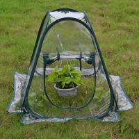 Mini Invernadero Portátil Y Plegable De PVC Para Jardín Protección Exterior Antipolvo Y Anti-Pájaros Cubierta Para Plantas - details 1