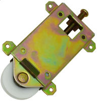 Rodillo De Puerta Deslizante Concavo 1-1/2 Pulgadas Para Ventanas Y Puertas De Espejo Cuerpo De Acero Con Rodamientos De Bolas - details 3