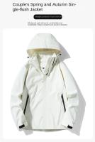 Chaqueta Deportiva De Alta Calidad Para Hombres Impermeable Y Windproof Para Primavera Y Otoño Conjunto De Senderismo Cómodo Y Transpirable Para Parejas - details 2