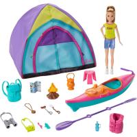 Barbie Equipo Stacie Muñeca con Accesorios de Acampada, Tienda de campaña y Kayak de Juguete - Aventuras al aire libre con Mattel GJB58 - details 2