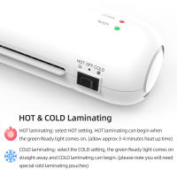 Máquina De Laminado De Escritorio A4 Con Cortadora De Papel Sistema De 2 Rodillos Calor Y Frío Ancho Máximo 9 Pulgadas - details 1