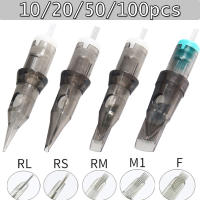 CJMIO Cartridge De Agujas Para Tatuaje Sterilizadas 10/20/50pcs Compatible Con Máquina De Tatuaje RL RS RM M1 Uso Para Ojos Pestañas Labios - details 0