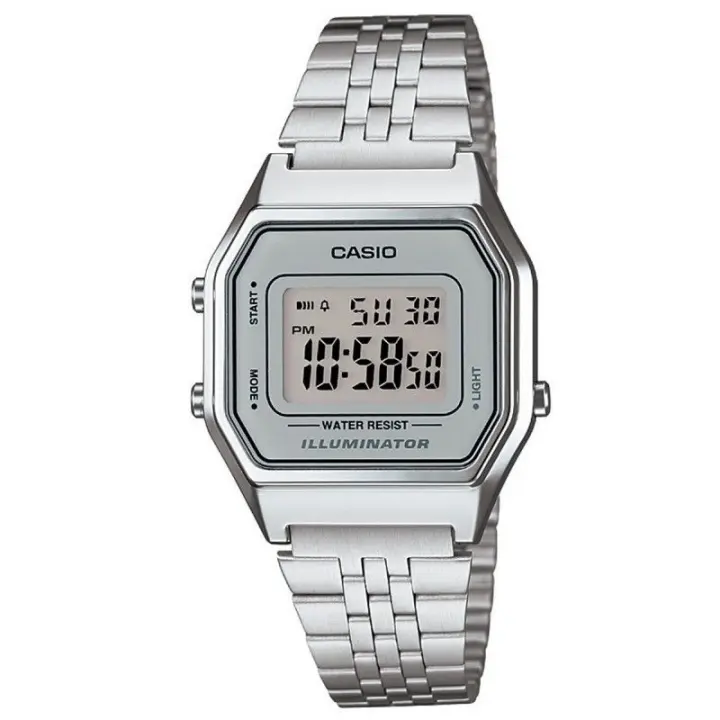 Casio LA680WA-7DF Reloj Digital Vintage, Diseño Retro Elegante, Cronómetro y Resistencia al Agua - 1