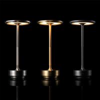 Lámpara De Escritorio LED Recargable Con Sensor Táctil USB Para Decoración Vintage De Bar Y Café Luz Nocturna De Ambiente Portátil - details 3