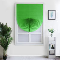 Cortinas Pliegables Autoadhesivas Para Ventanas Baño Cocina Balcón Oficina Estilo Slat Material Poliéster Medio Blinds Rollos - details 21