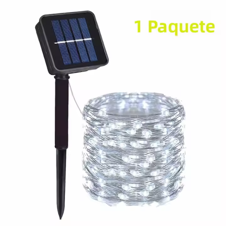 Lámparas Solares LED Para Jardín Caminos Y Patios 50/300 LEDs Luces De Hada Exteriores Impermeables Para Bodas Navidad Y Decoración De Verano - 1