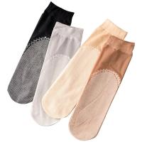 10 Pares De Calcetines Cortos De Moda Para Mujer Calcetines Translúcidos De Verano Elásticos Y Transpirables Calcetines Casuales De Pies Nuevos - details 5