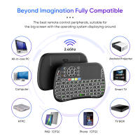 Teclado Inalámbrico Mini M9 BT&2.4G Con Retroiluminación 7 Teclas Tipo-C Ratón En Aire Remote Control Touchpad Para Android TV Box PC - details 7