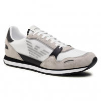 Emporio Armani Zapatillas Hombre Blanco Gris X4X537 XM678 N638 - details 5