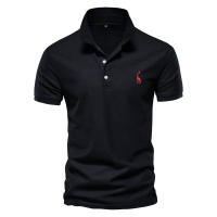 Novedad de verano, tops estampados de talla europea, camisas POLO de manga corta informales con solapa para hombre - details 13