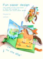 Libro De Tela Para Bebés Con Sonido Y Rompecabezas Juguete Interactivo Para Niños Actividad Sensorial De Aprendizaje Temprano Papá-Mamá-Hijo - details 4