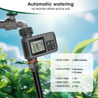 Timbre De Agua Automático Insoma Sistema De Riego Inteligente Con Pantalla LCD IPX7 Para Jardín Equipo De Programación De Rociador - details 4