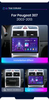 Junsun Radio Coche para Peugeot 307 307CC 307SW 2002 2003 2004 2005 2006 2007 2008 2009 2010 2011 2012  2013 AI Voice 2 din Pantalla Coche Android Auto Multimedia Navegación GPS Auto radio - details 4