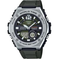 Reloj Casio Sport MWQ-100-3AV 50.6mm 100m WR correa de resina Hora Mundial 10 años batería - details 1