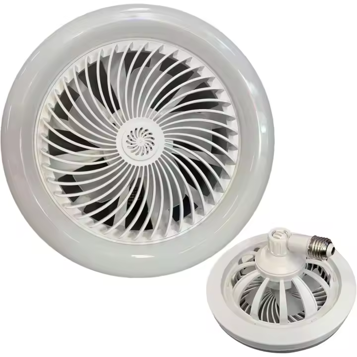LED Ceiling Fan, Ceiling Fan with Light, Bedroom Fan Lamp, Adjustable Fan Lights, Ceiling Fan for Kids Bedroom, Screw-In Ceiling Fan, Small Socket Ceiling Fan, Energy-Efficient Ceiling Fan, LED Ceilin - 1