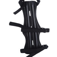 Guante De Protección Para Arco Ajustable De Cuero Sintético Para Tiro Y Caza Accesorios De Entrenamiento Para El Brazo - details 4