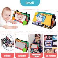Espejo De Piso Para Bebés En Blanco Y Negro Juguete Sensorial Para Tiempo De Abdomen Desarrollo Montessori Juguete Para Crawl 6-12 Meses - details 17