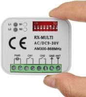 Receptor De Control Remoto Para Puerta De Garaje Universal RX Multi-Frecuencia 300-868MHz Código Rodante Y Fijo Aprendizaje - details 0