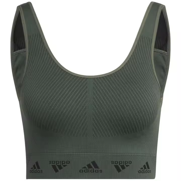 ADIDAS Sujetador Aeroknit Mujer sujetadores verde de multideporte - HL8578 - 1