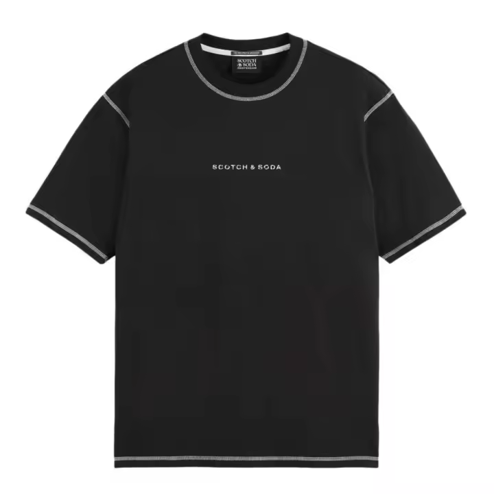Scotch & Soda Camiseta De Manga Corta Core Logo Front - 1