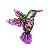 Arte De Hierro Colibrí Herramienta Artesanal Colgante Decoración De Pared Para Jardín Decoración De Hogar Decoración De Pared Para Valla Estilo Rústico Farmhouse - details 10