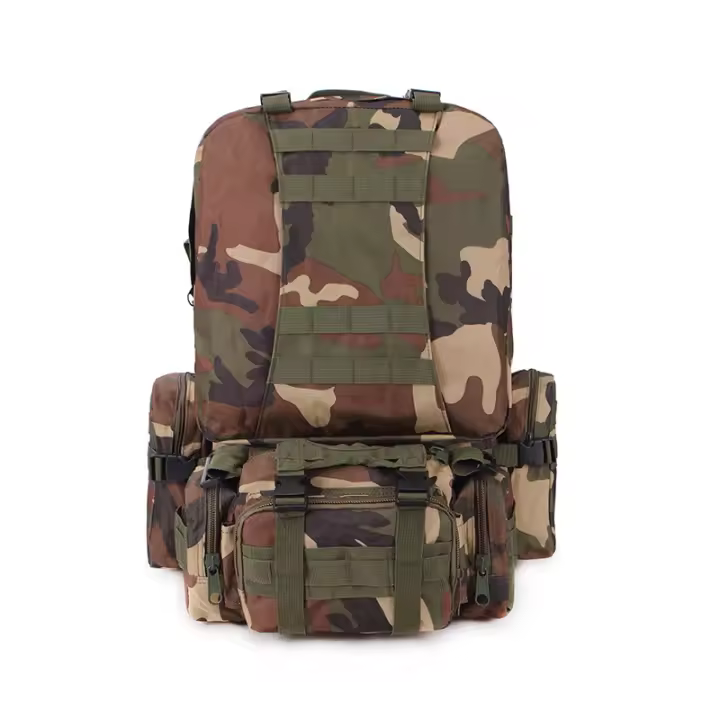 Mochara táctica combinada de gran capacidad, Bolsa de viaje para acampar, Deportos, Camuflaje Militar, senderismo, mochila para Exterior - 1