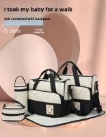 Bolso De Madre Y Bebé Estiloso De 5 Piezas Con Almohadilla Para Pañales Y Compartimento Para Botella Separado Gran Capacidad - details 4