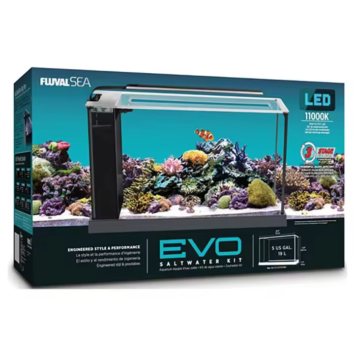 Fluval Acuario Evo 19l Transparente Recipientes - 1