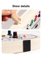 Tablero De Ocio Educativo Montessori Para Bebés Con LED Y Actividades Sensoriales Tablero De Juego Portátil Para Aprendizaje Infantil - details 15